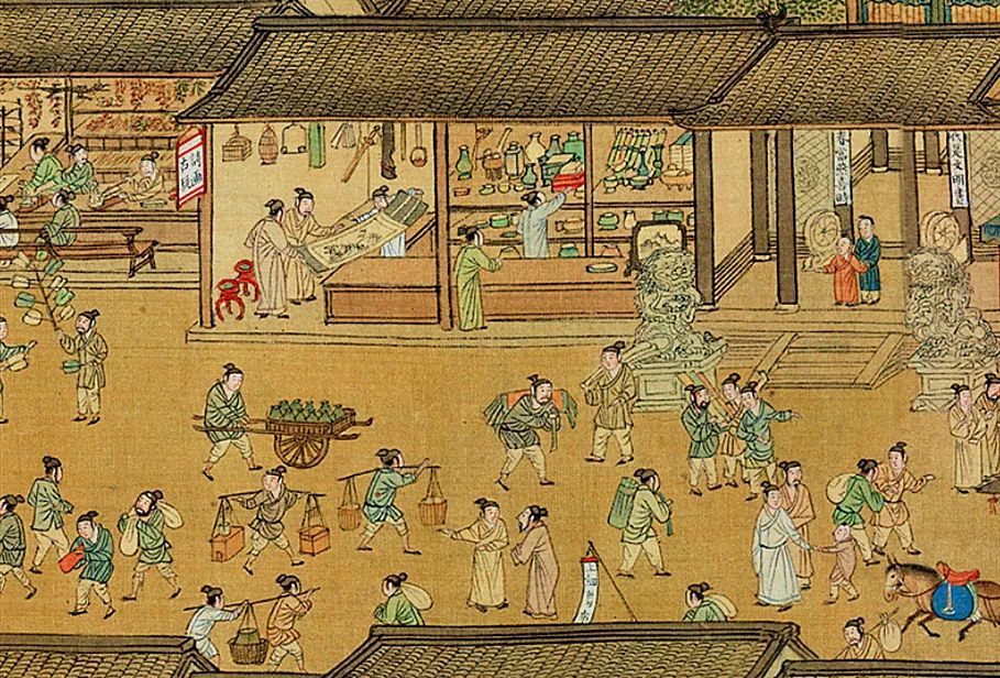 繁华,明初却恢复了严厉的夜禁;宋朝城市到处都是茶坊,酒肆,瓦舍勾栏