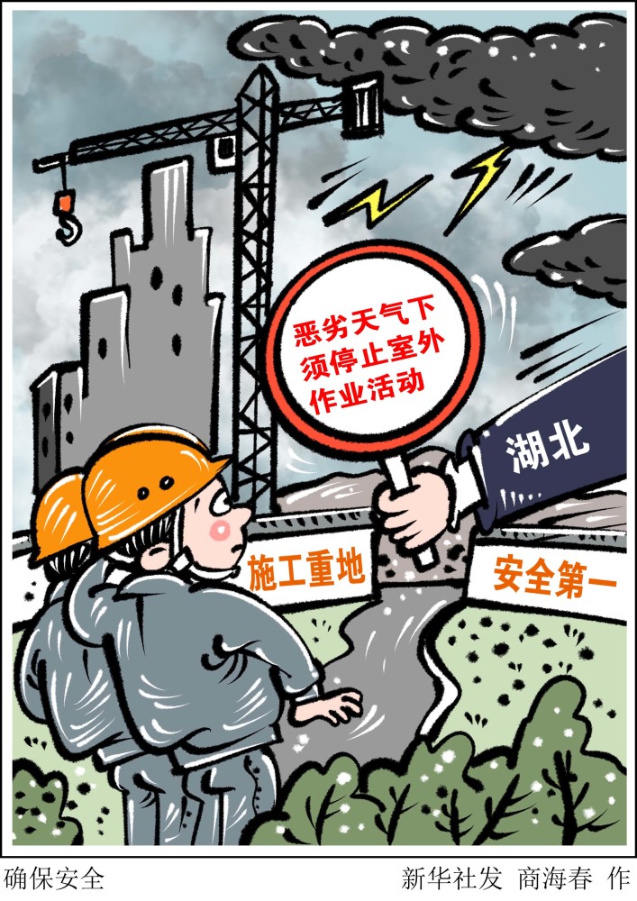 图表漫画社会确保安全
