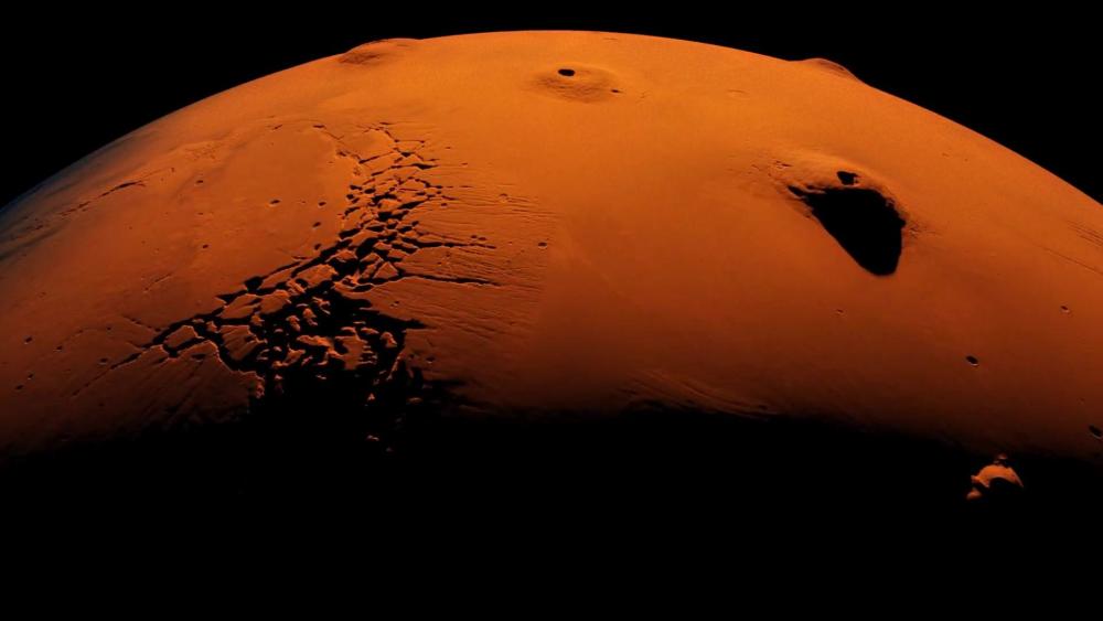 恭喜天问一号成功着陆火星乌托邦平原南部首次留下中国印迹