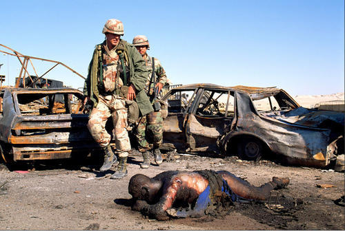 为什么海湾战争在很大程度上被世人看作美国的正义之战