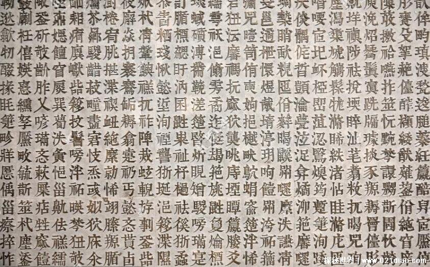 齉龘齉齾爩麤龗灪龖厵纞虋怎么读读音奇怪结构令人眼花缭乱