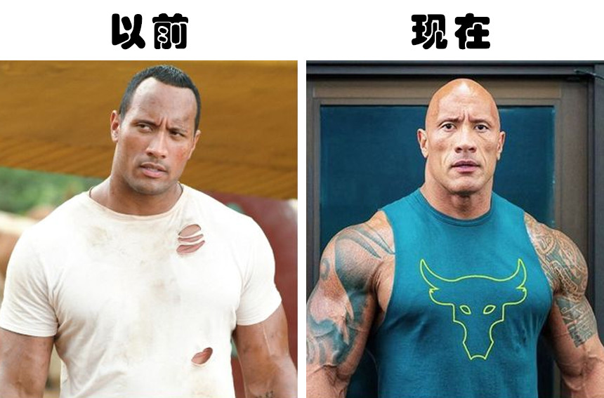 4,巨石强森西尔维斯特·史泰龙一度成为全球最著名的动作明星,因为他