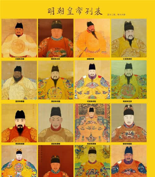 明朝16位皇帝,将他们的名字连在一起读,你会发现一个有趣的现象