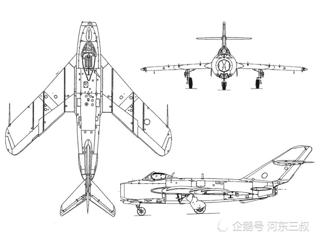 米格15简笔画图片