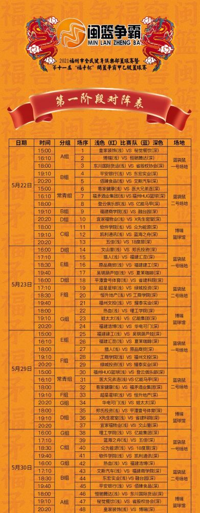 2021大学生篮球联赛赛程(2021大学生篮球联赛赛程表)