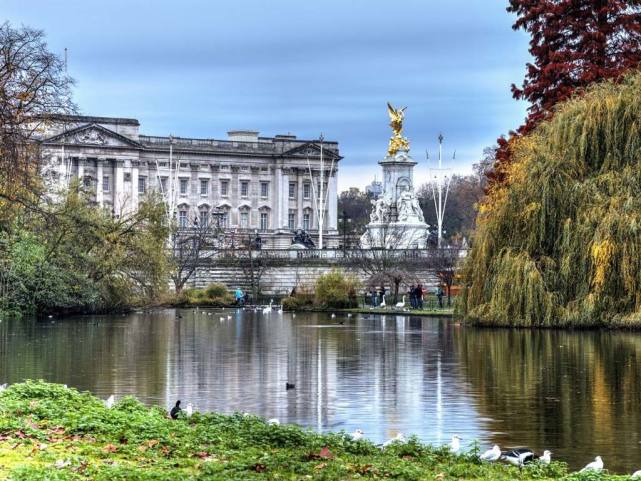 圣詹姆斯公园英国伦敦市区内的一颗明珠野生小动物的天堂