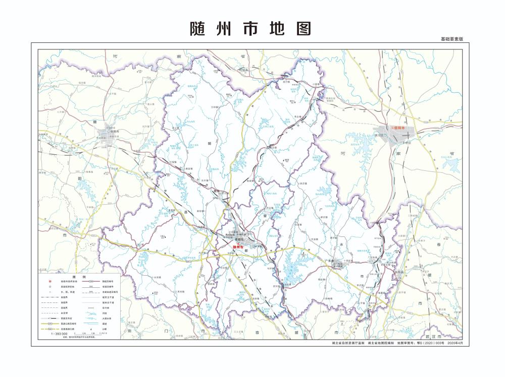 湖北省有哪些县不通铁路附湖北省最新标准地图