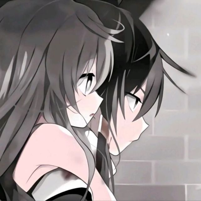 温柔可爱热门动漫情侣头像137