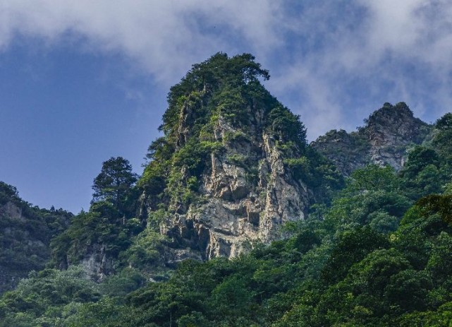 都庞岭脉溪流飞