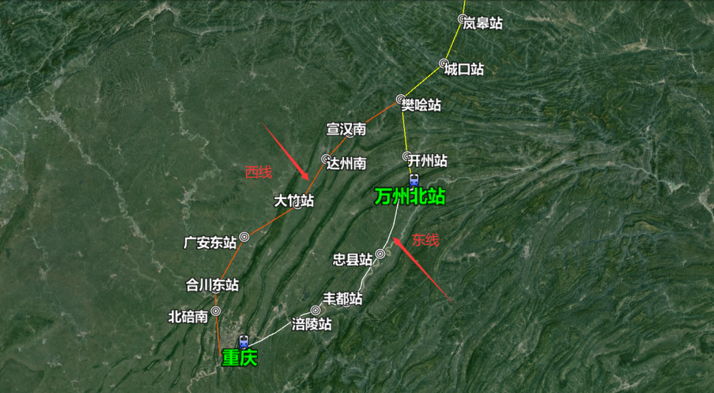 恭喜重庆,四川,陕西人,西渝高铁新进展,揭秘站点位置与线路