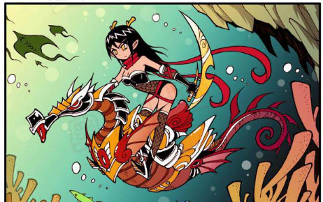 大话降龙:龙王派刺客珊蛎解决帝哥,珊蛎却对降龙"一见钟情"!