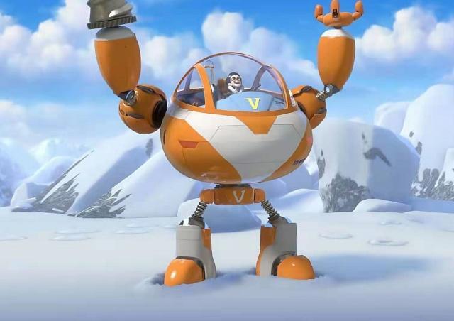 机器人其实最厉害的还是天才威发明的机器人,一只手能钻地,另一只机械