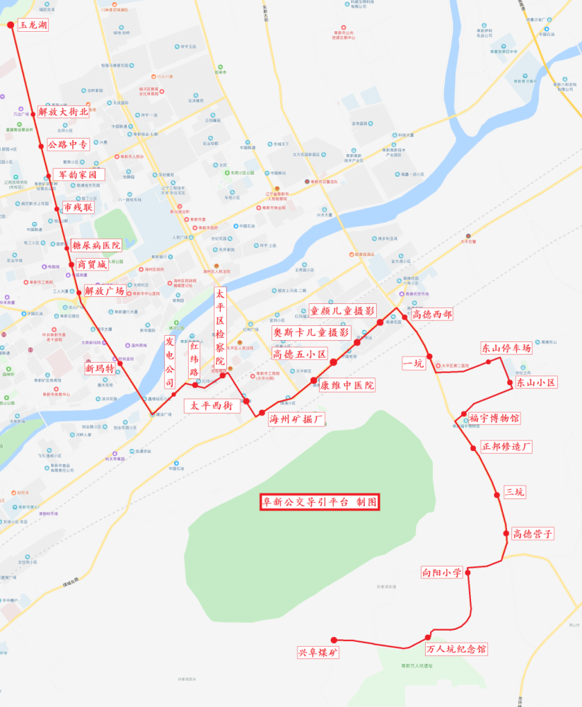 速看阜新公交路線新增經停等最新通知