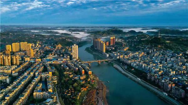 玩转内江初夏内江资中天空惹人醉