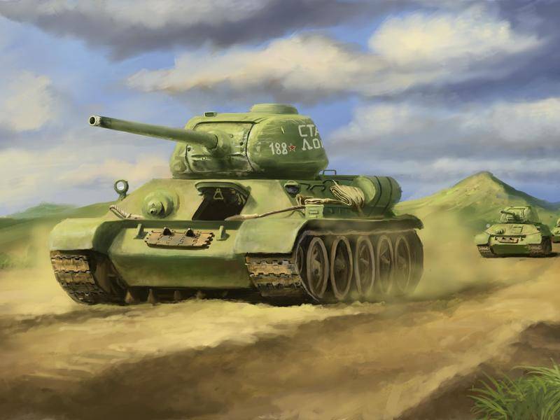 2辆t-34坦克面对德军数百人围攻,最终将敌人一网打尽_腾讯新闻