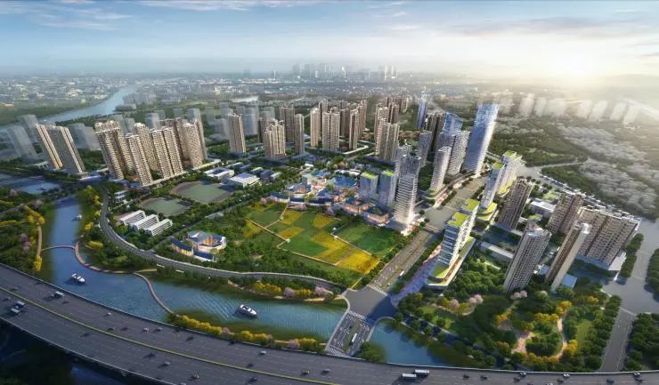 9大回迁区灵活选临江大道直通cbd黄埔南岗南片旧村改造效果图曝光