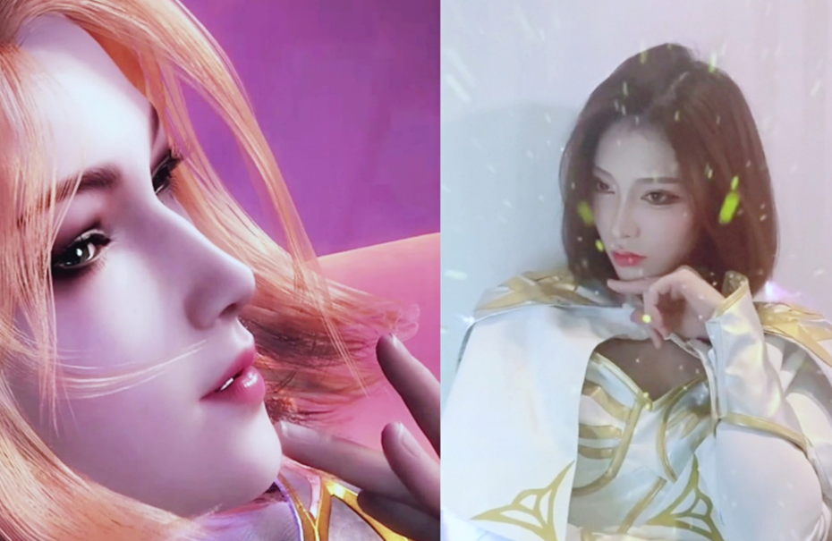 目前为此就只有千仞雪没有仿妆,但是真人版是有千仞雪出现的,颜值还是