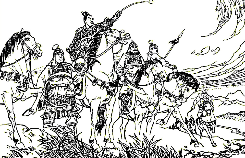 杨家将第四代认祖归宗的智勇杨宗原枪挑大将张元夜袭西夏大军