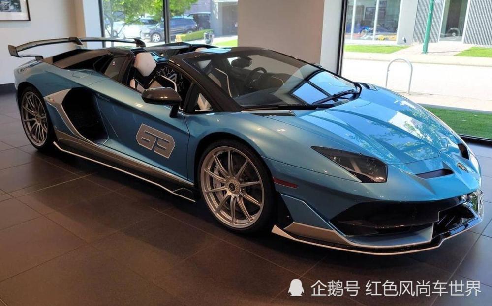 獨特的蘭博基尼aventador svj 向經典的miura致敬