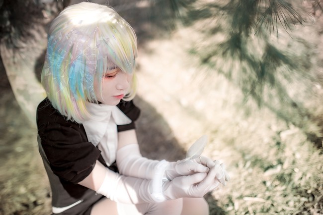 宝石之国cos:钻石小姐姐 一如既往的强_腾讯新闻