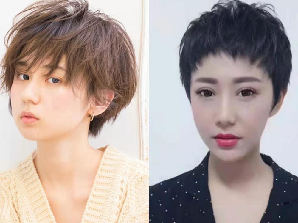 当然,也有些小卷类型的发型也非常具有时尚感,但这类发型比较挑人