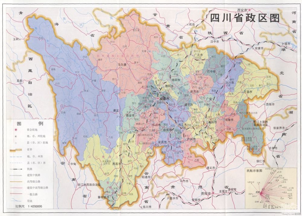 1980年四川行政区划图片