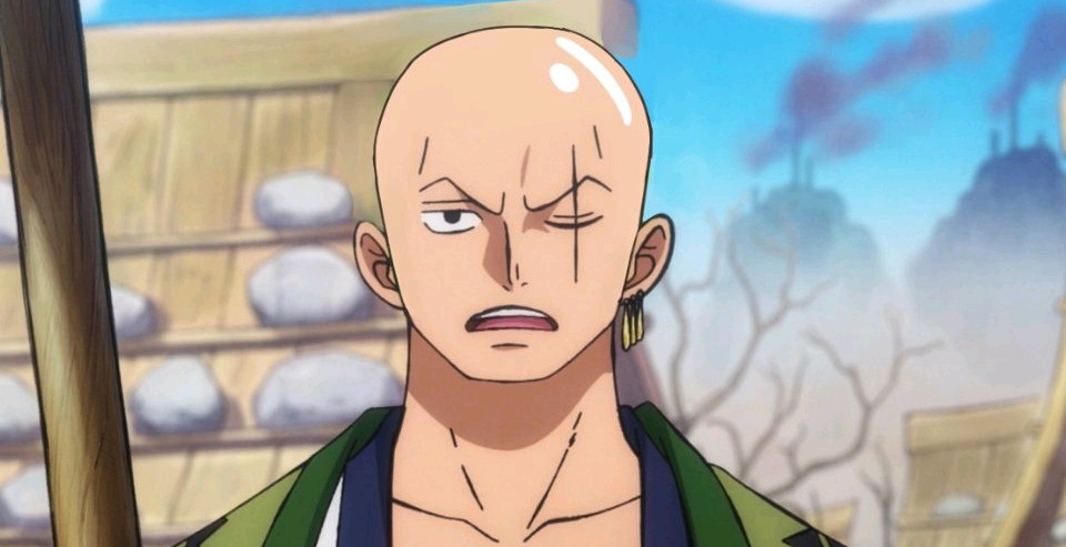 草帽团众人变光头,罗宾颜值很抗打,山治的圈圈眉更亮眼