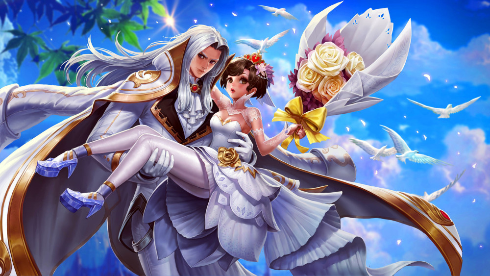 王者荣耀情人节送惊喜两款新皮肤大组合多重福利不可错过