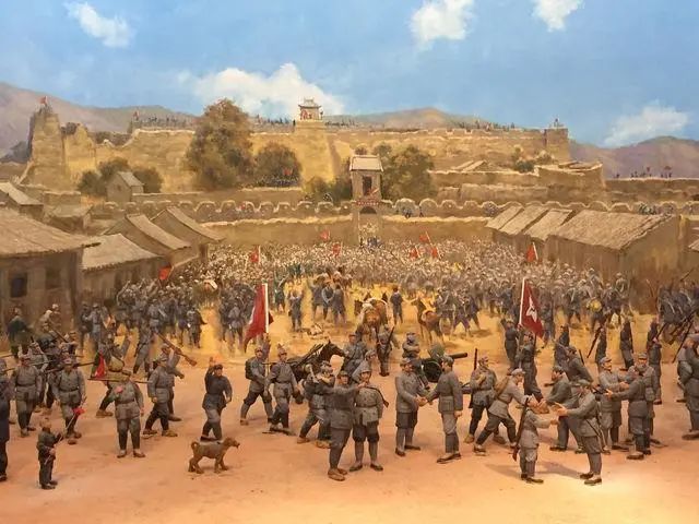 将台堡主力红军在此胜利会师