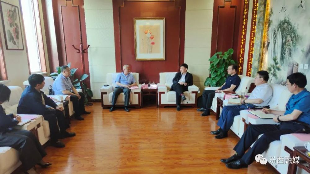 张安文,霍俊波会见山西四建集团党委书记,董事长杜锐