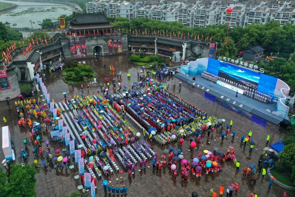 宁海开游节现场.