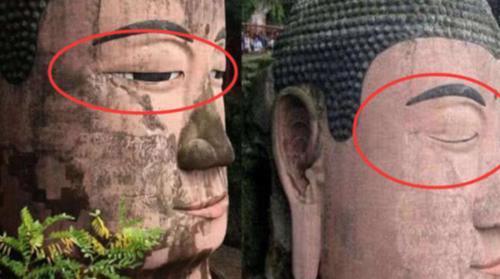 乐山大佛为什么在有大灾难的时候会闭眼流泪?正解来了!_腾讯新闻