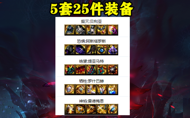 dnf拒绝随机奥兹玛装备体系一览11111也可以毕业