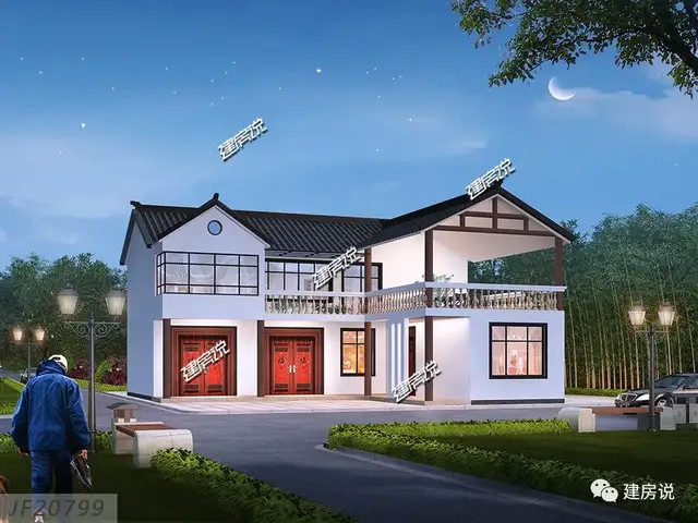 l型地基怎么建房这5款经典别墅户型可要看一看