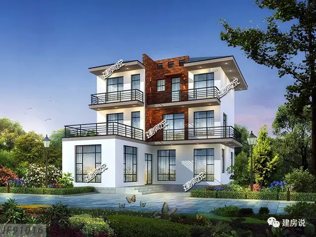 l型地基怎么建房这5款经典别墅户型可要看一看