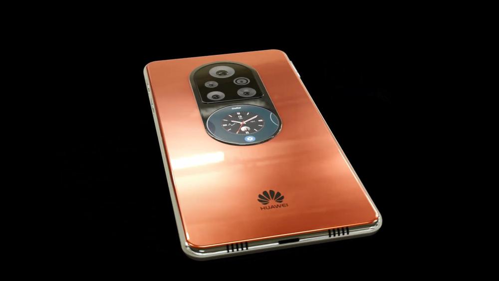 华为mate50pro概念机四曲面4k屏配108亿5摄15寸副屏是圆形