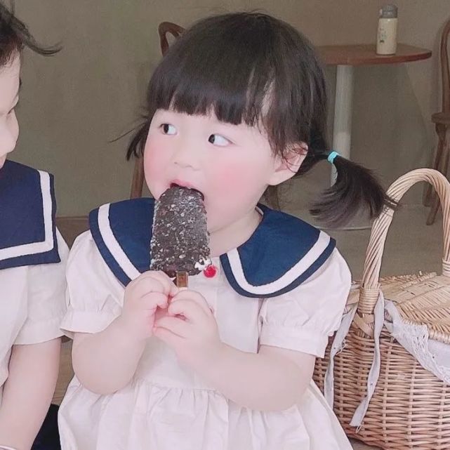 萌娃情头丸子妹和大q宝