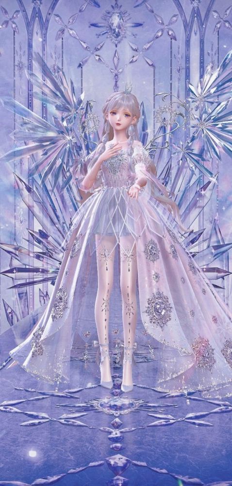 整体上【虹穹之泪】套件华丽高贵流光溢彩,其中点缀的大量钻石不仅没