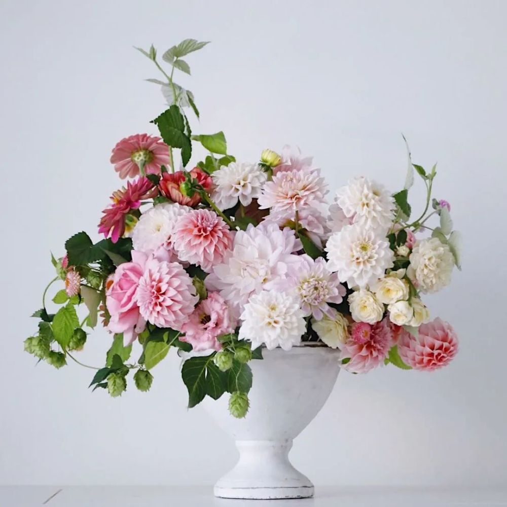 古典花瓮插花|花艺每日灵感5.19