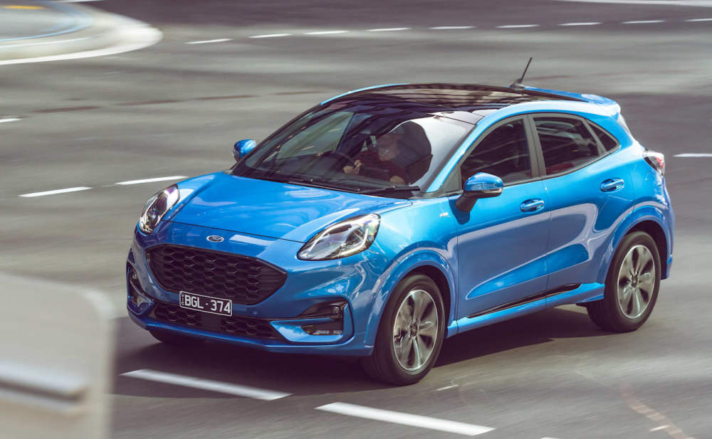 2021年福特彪马st-line v:动感十足的小型suv