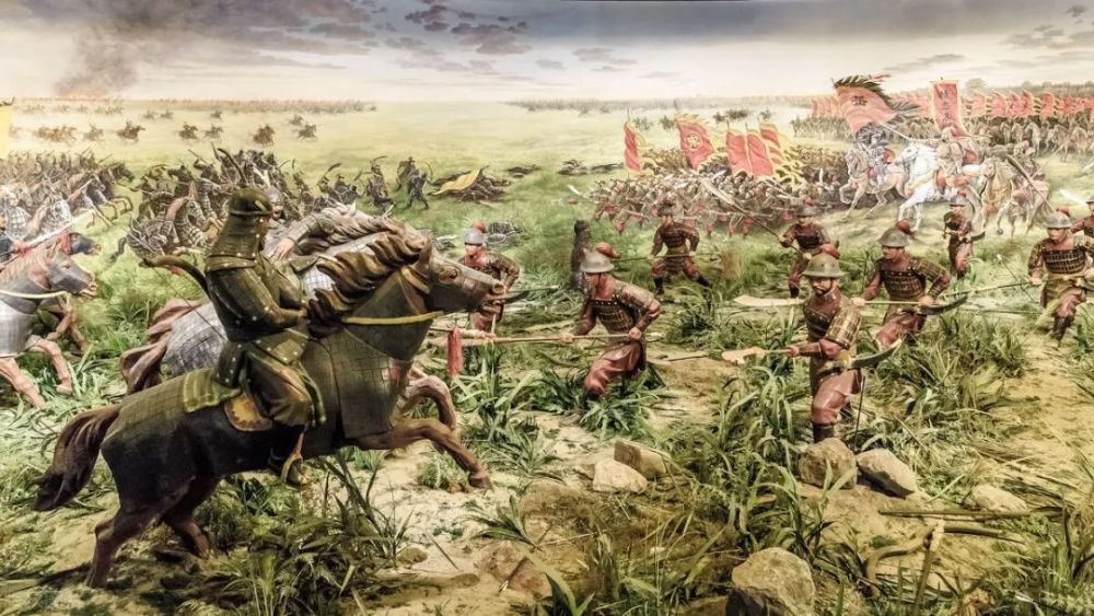 宋金战争雕塑宋金战争雕塑▲但是这次撤退只是宋金战争中,一个短暂的