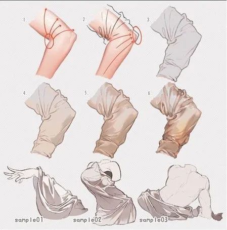 插画教程衣服褶皱如何画这个高品质参考教程是你需要的