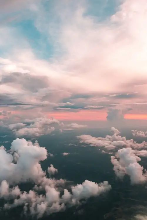 39個治癒系天空,你是天空一朵溫柔的雲,你是靈魂不可避免的回聲.