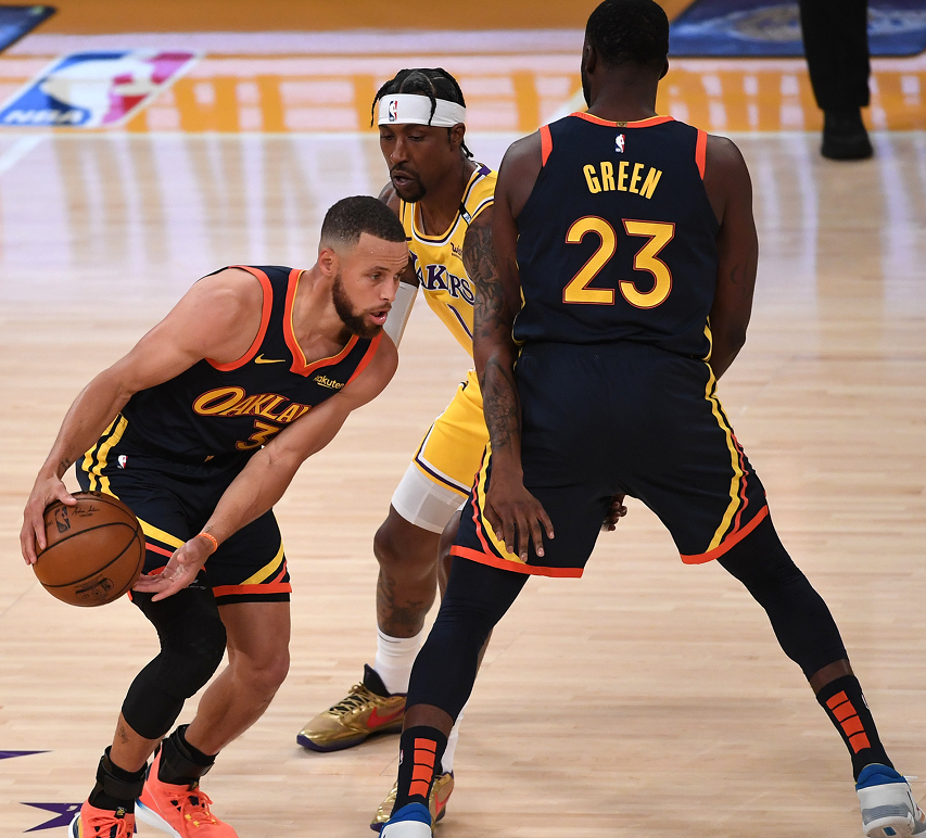 附加赛 20-21 赛季 NBA 附加赛湖人 103：100 勇士，锁定季后赛