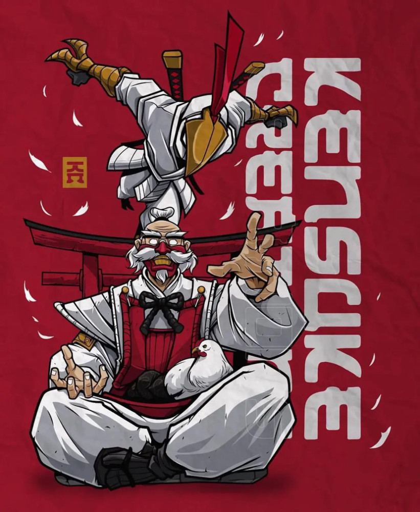 插画师系列第一千三百二十五篇kensuke韩国插画师机械龙猫