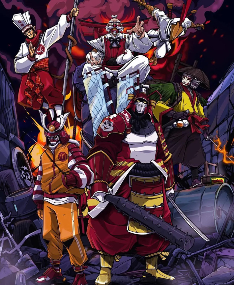 插画师系列第一千三百二十五篇kensuke韩国插画师机械龙猫