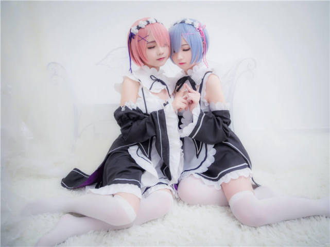 国产coser的福音,战神遗迹十二圣女,cos质量绝对不比蕾姆差