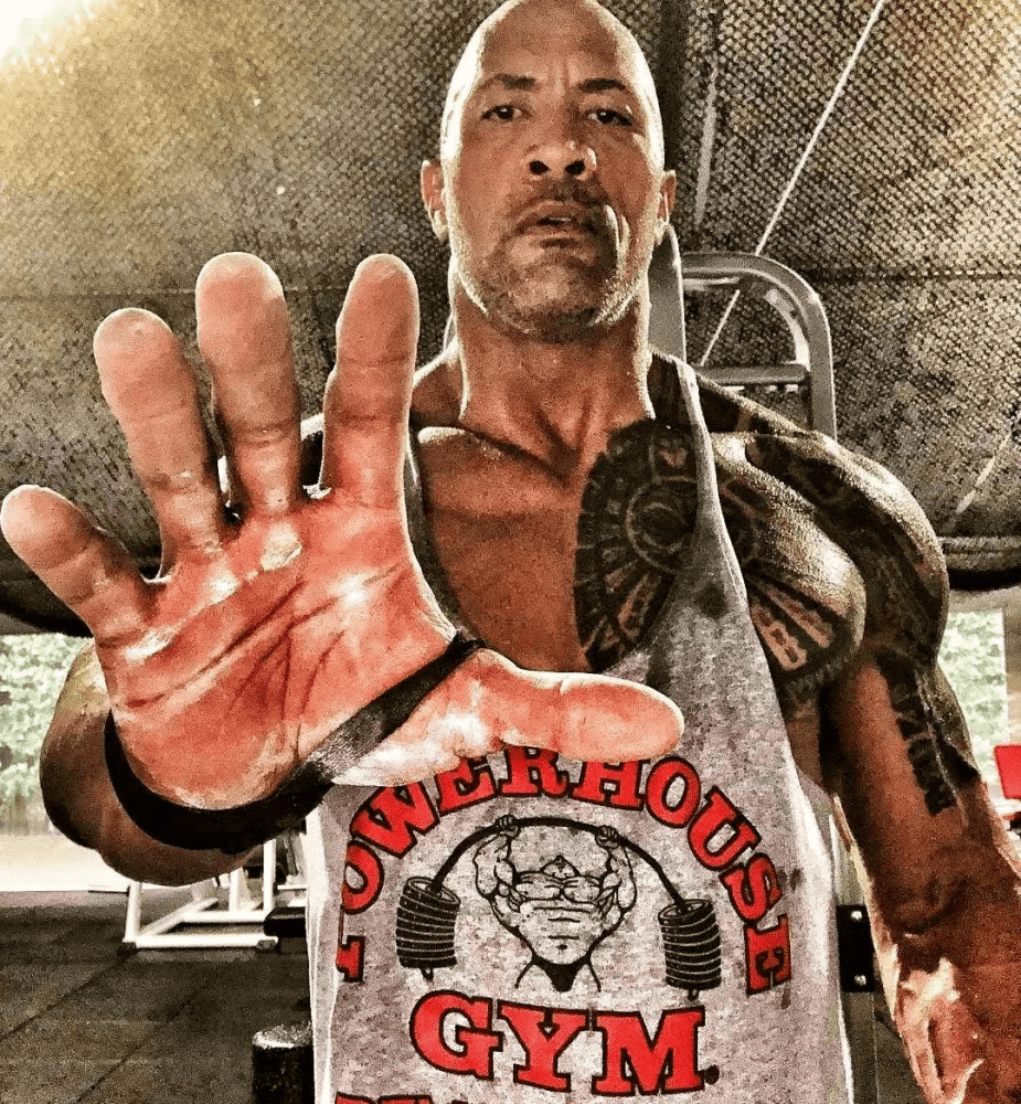 巨石强森近照曝光这身材认真的吗