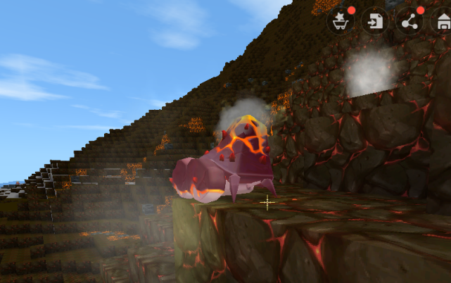 迷你世界1火山上都有什么这生物你绝对没见过