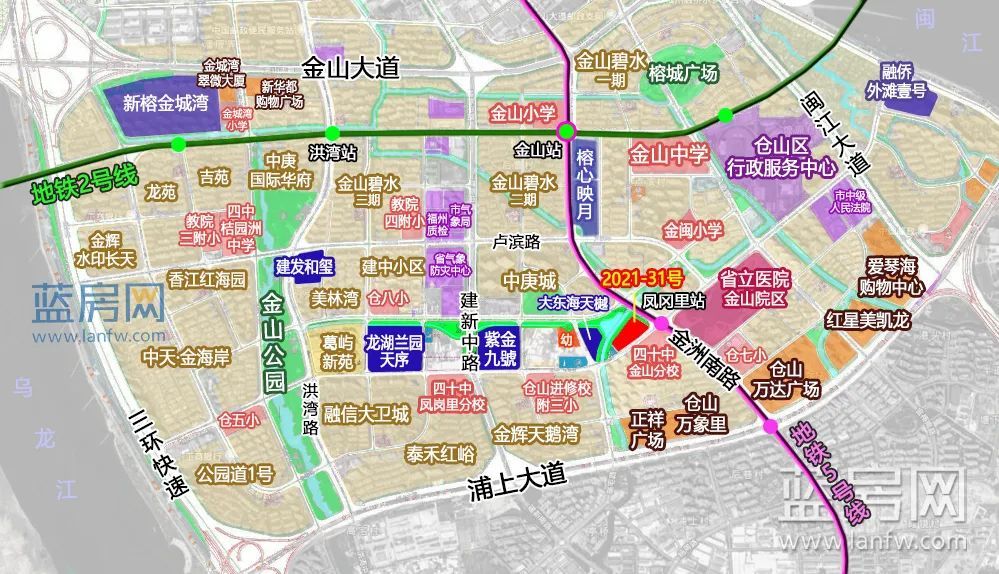 刚刚成功出让福州市区再添2座综合体都在地铁口